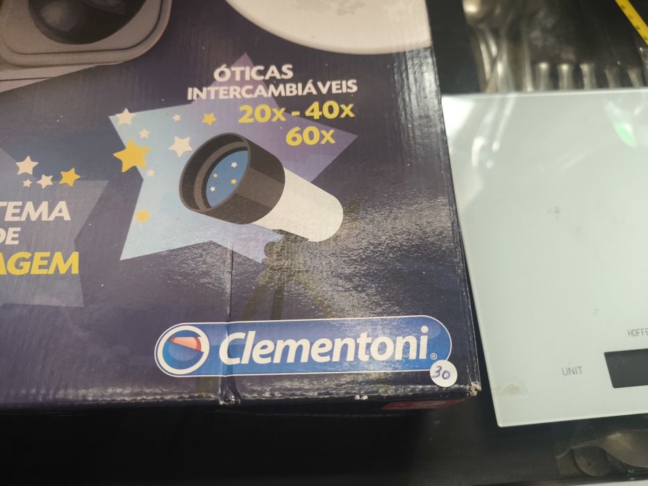 Telescópio com 3 oculares