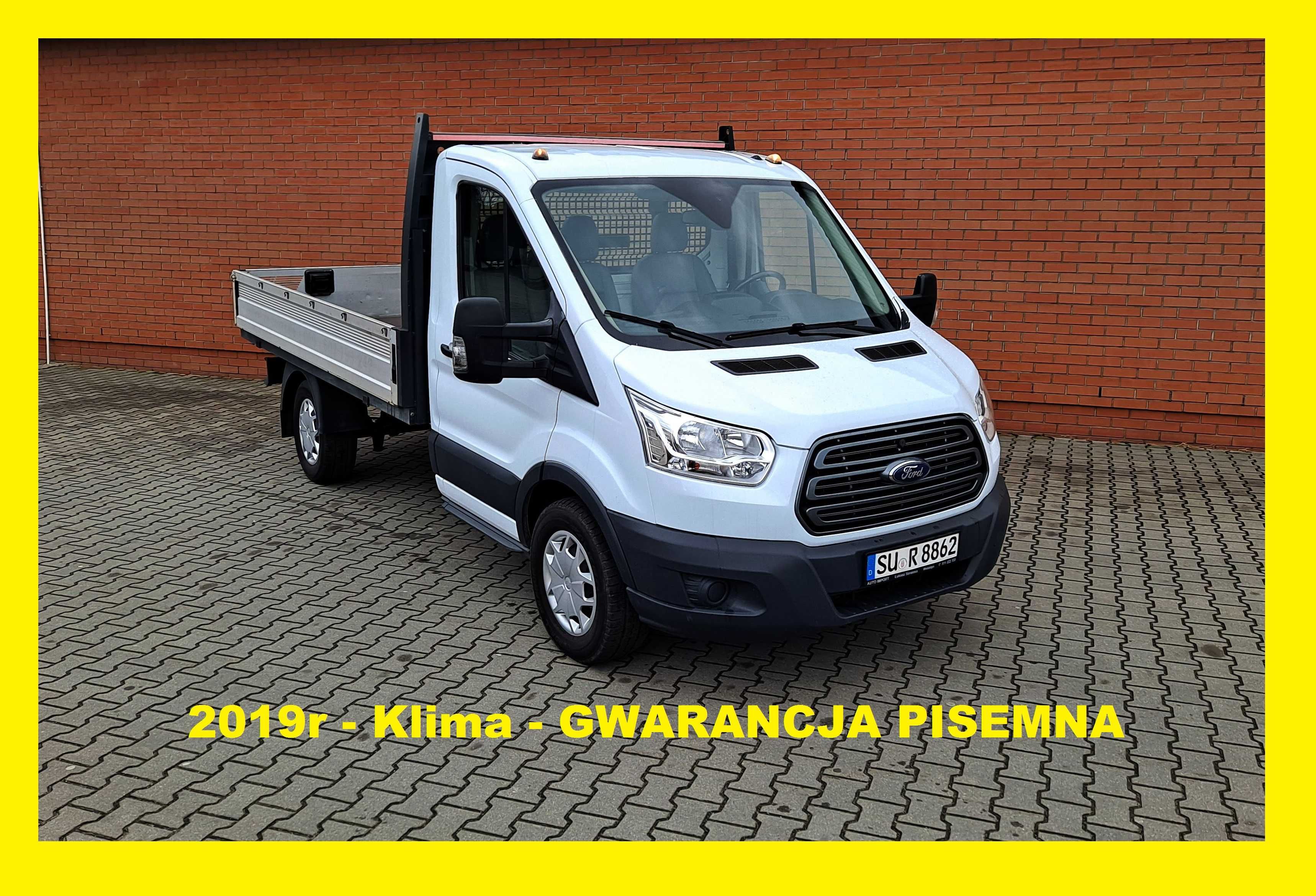 Ford TRANSIT 19r +F.VAT 23% klima GWARANCJA 130tys skrzynia LEASING