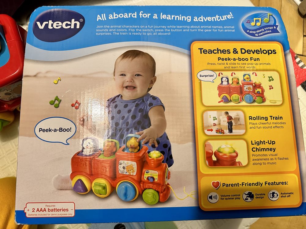 Дитячий музичний потяг vtech