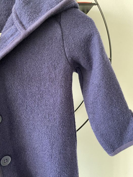 Wełniany pajacyk kombinezon zimowy wełna dla dziecka 86/92 cm