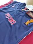 NBA Detroit Pistons Shooting Shirt Mitchell and Ness Authentic L