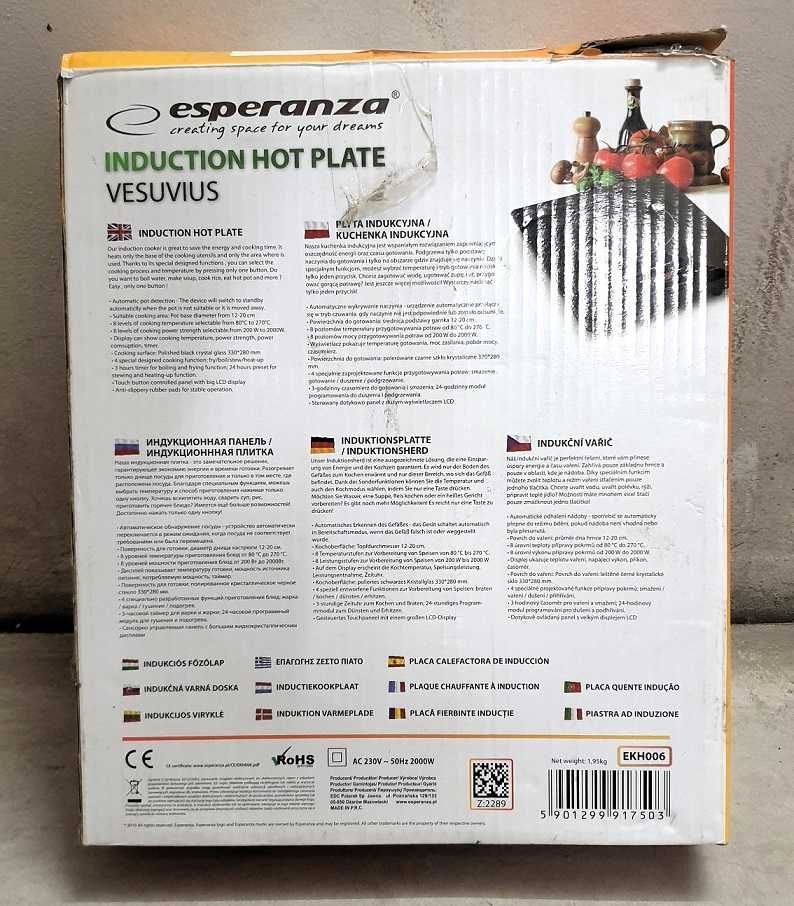 Elektryczna kuchenka indukcyjna