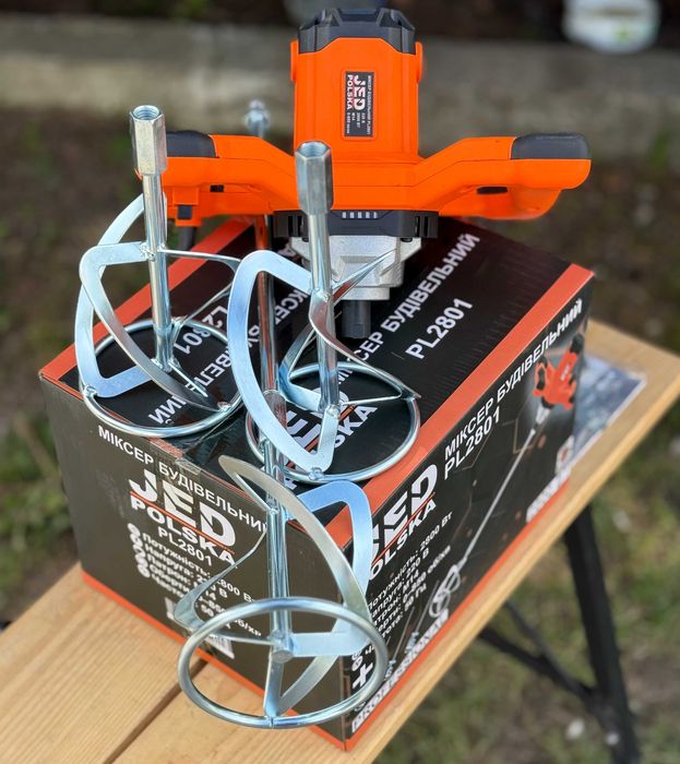 Міксер будівельний 2800W JED POLSKA PL2801 100% МІДЬ