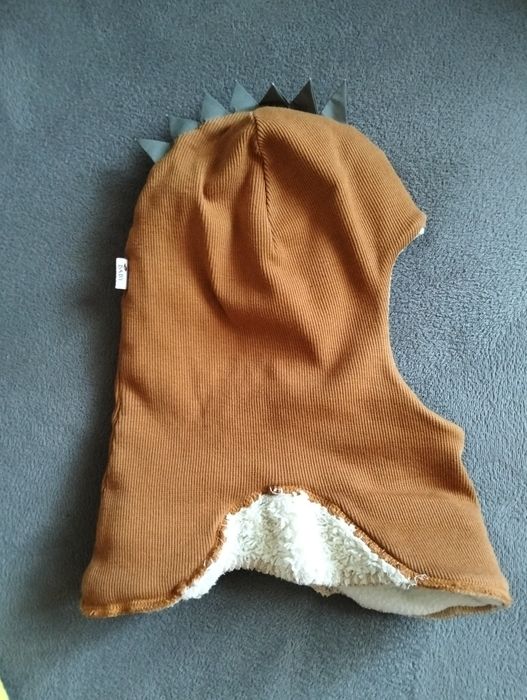 Зимняя Шапка-шлем Dino. Очень теплая