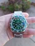 Relógio "Rolex" hulk