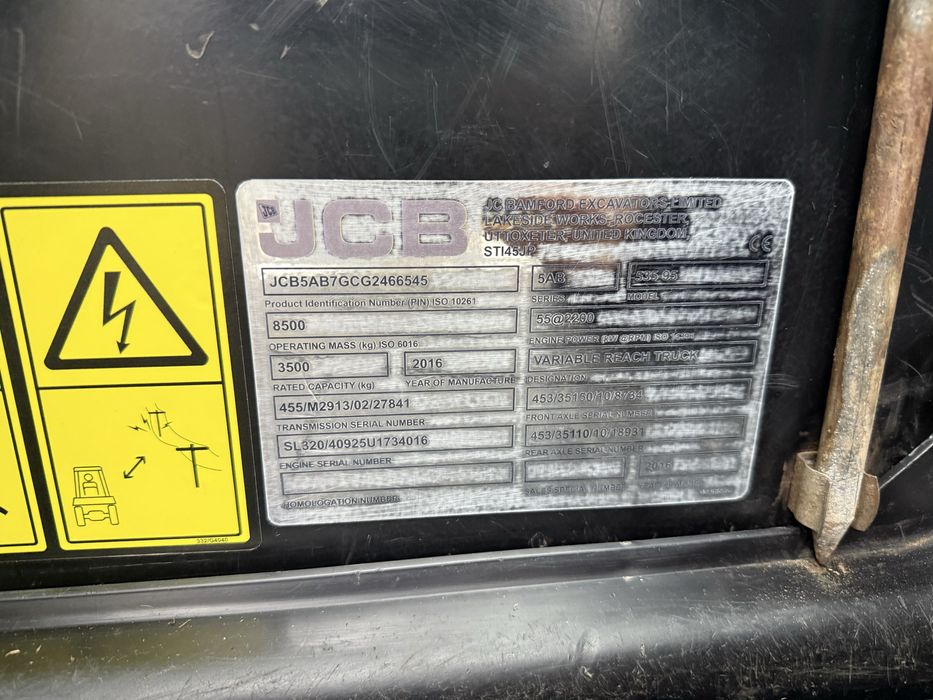 JCB 535-95 2016р телескопічний навантажувач