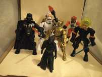 7 bonecos ou action figures da Hasbro do Star Wars