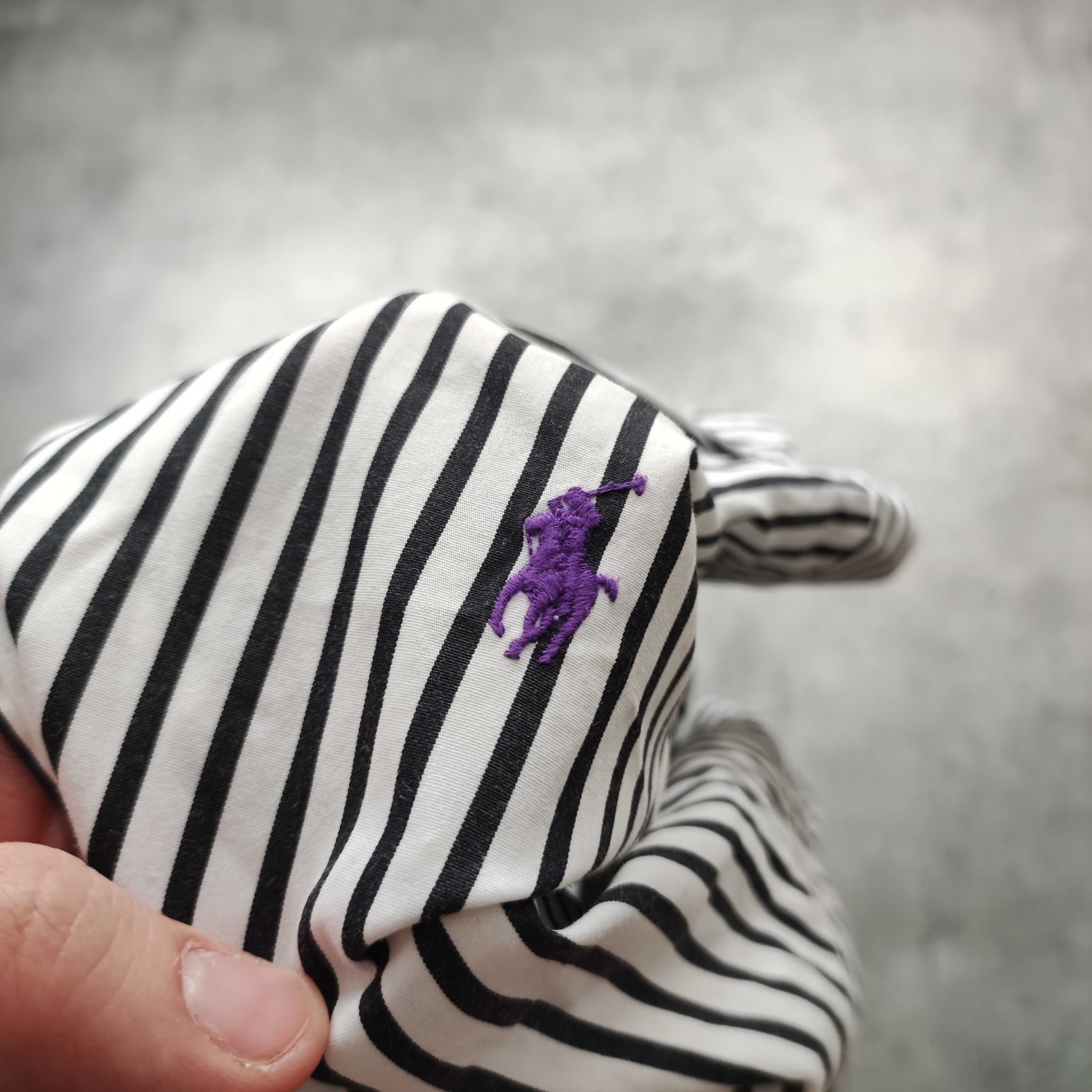 MĘSKA Elegancka Koszula PREMIUM Bawełna Polo Ralph Lauren Paski Konik