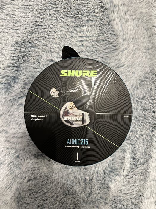 Słuchawki SHURE Aonic SE215 jak NOWE Z PARAGONEM!