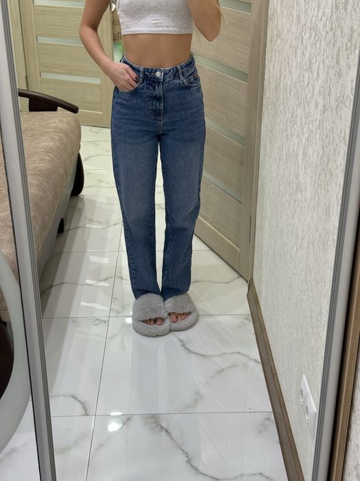 Джинси Zara синього кольору