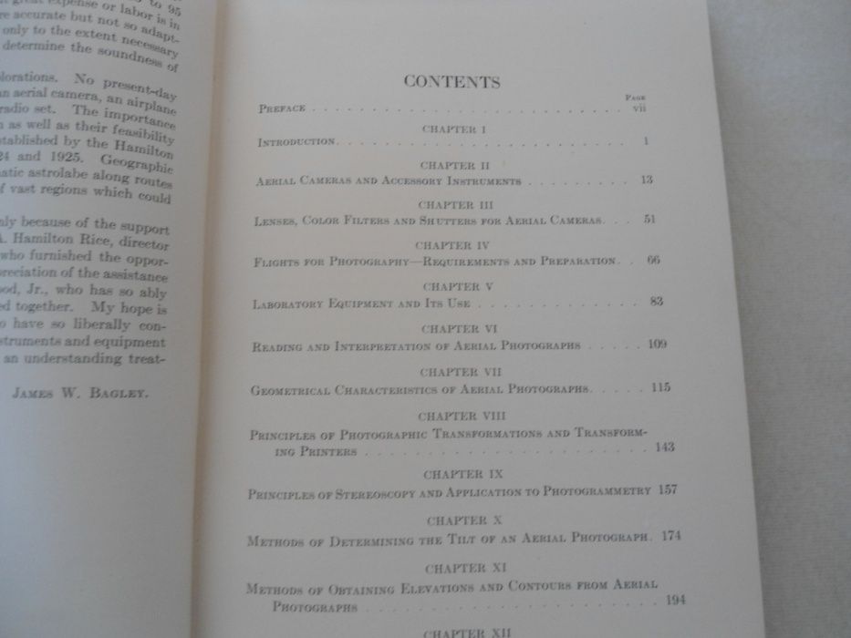 Aerophotograpy and Aerosurveying de James W. Bagley (1941)