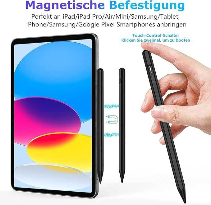 Rysik, stylus do ekranów dotykowych z systemem Android, czarny