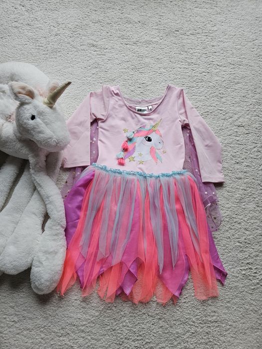 Kostium,  sukienka z jednorożcem