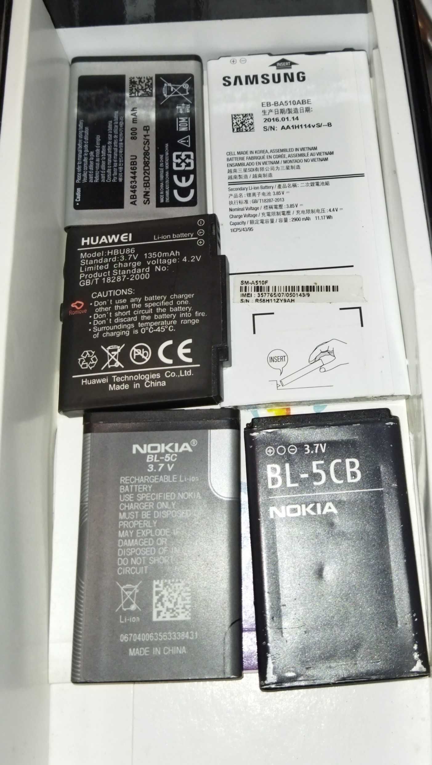 Baterias para telemóvel