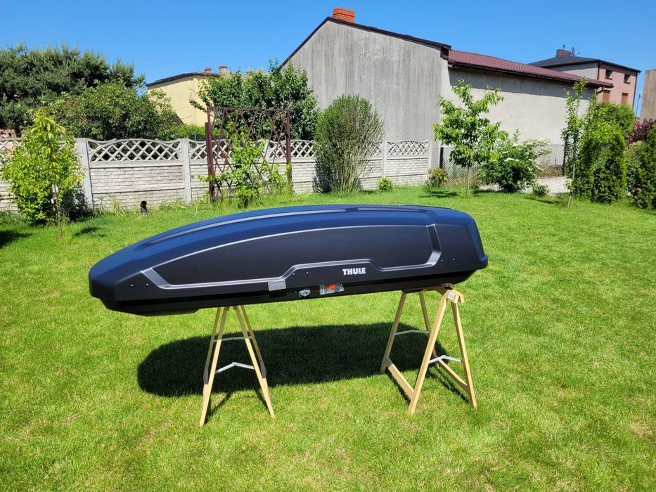 bagażnik box dachowy Thule Force XT XL box dachowy czarny aeroskin