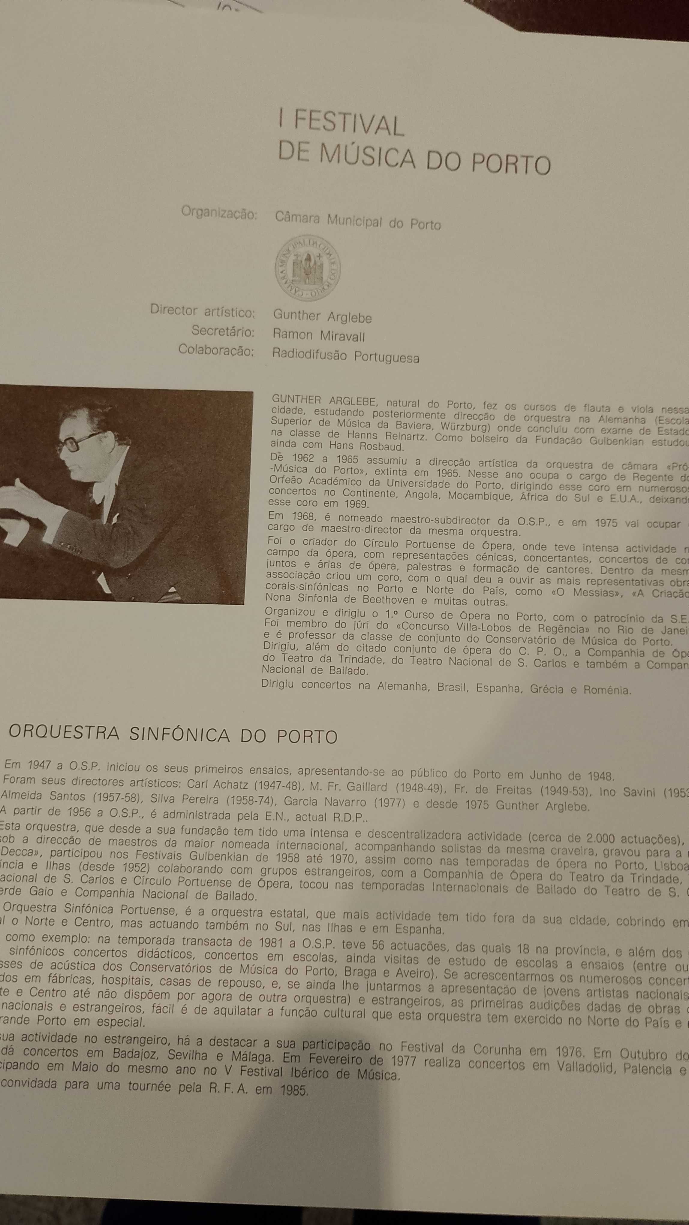 Programa Autografado Gunther Arglebe e outros