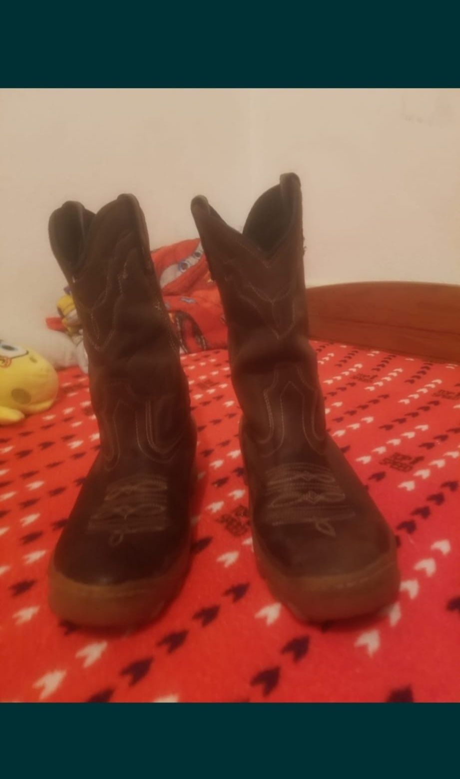 Botas texanas em pele genuína