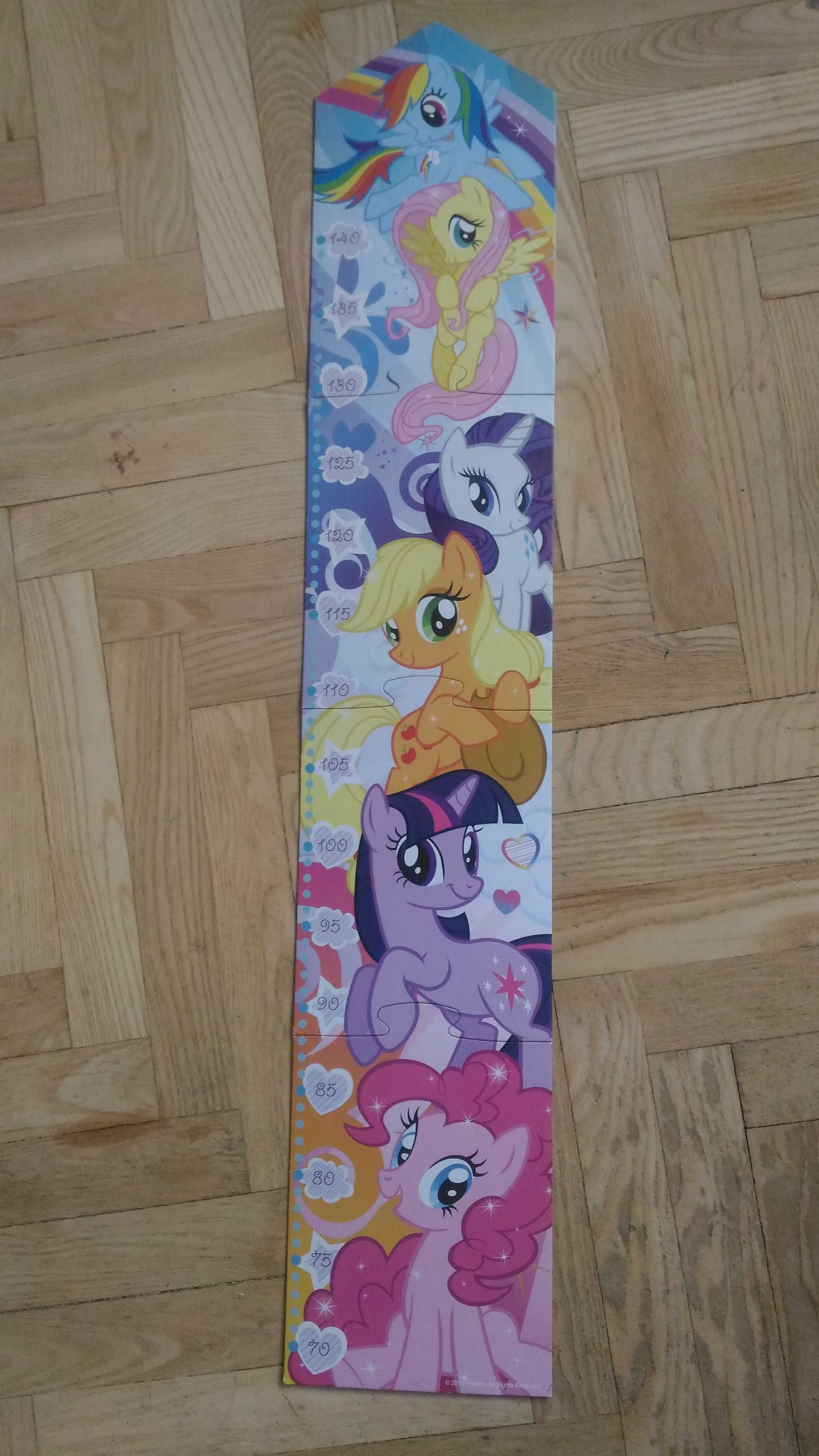 2 kucyki jednorożce do czesania kule niespodzianki + miarka wzrostu