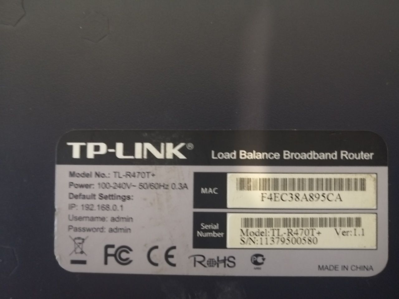 Tp-link tl-r470t+