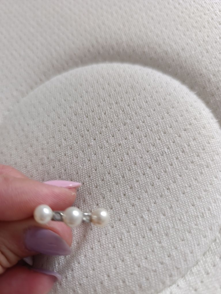 Anel one com pérolas