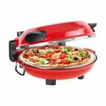 Piec do pizzy 1200W 32cm wyjmowany kamień sterowanie 2 grzałkami