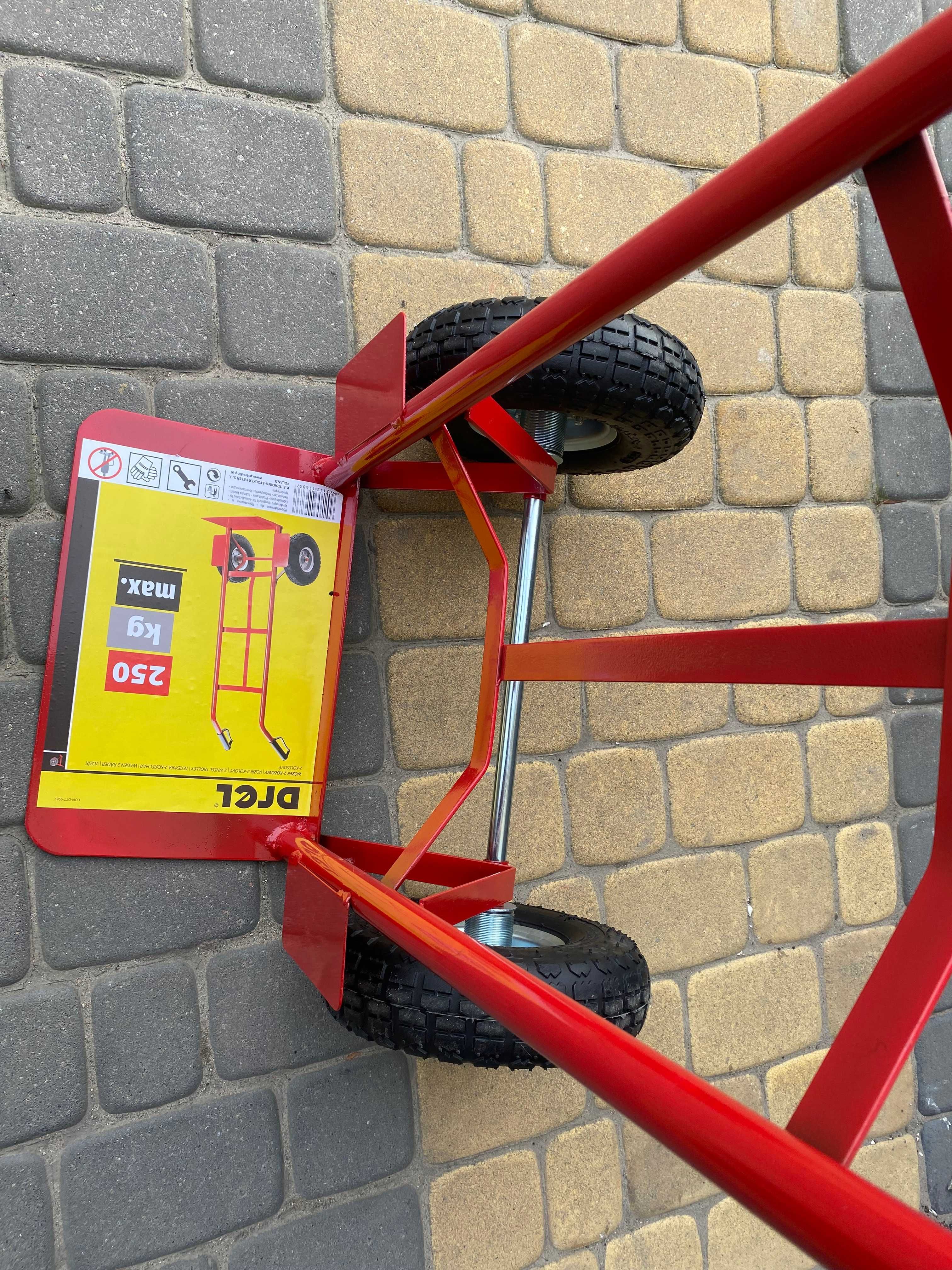 Nowy Wózek transportowy magazynowy na worki Drel 250kg Młynarka