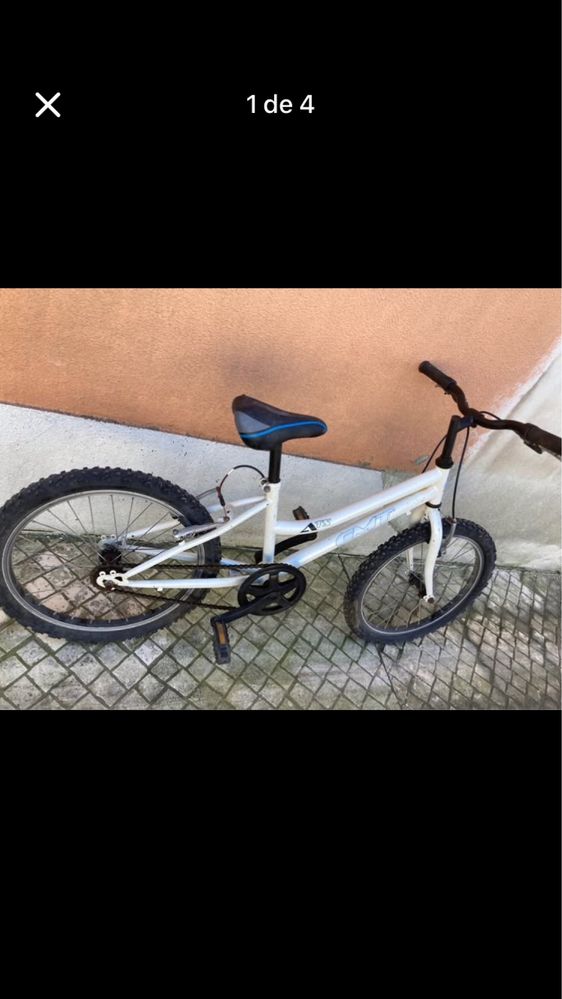 Bicicleta como nova roda de crinça