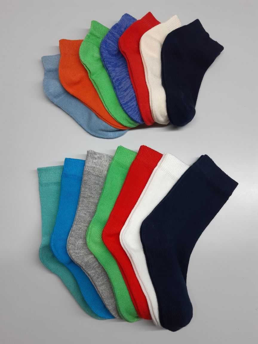 14 pares de meias em algodão 100%