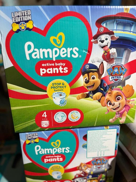 Підгузки-трусики Pampers Pants Щенячий патруль Розмір 4,5,6