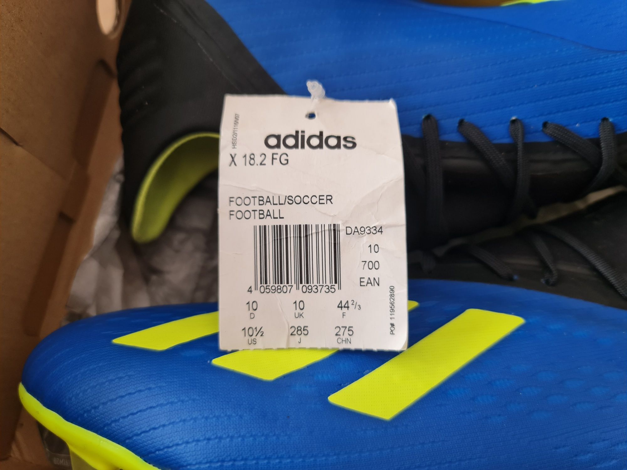 Buty piłkarskie korki lanki Adidas X 18.2 GF