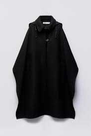 ZARA peleryna z kapturem super dodatek do wierzchniego okrycia NOWA