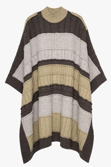 Пончо ZARA PTCHWRK PNCH 11. зі 100%-ї вовни
Розмір XS-S, M-L
Контрастн