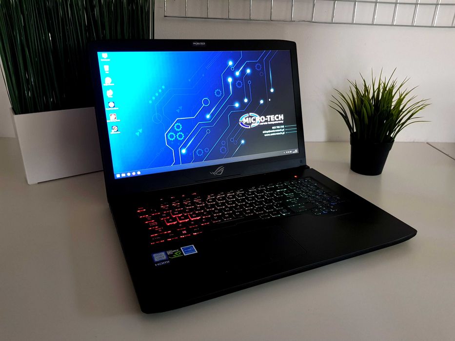 Asus ROG GL703GE 17,3 " i5-8300H / GTX 1050Ti / 16 GB / 512 GB + 1 TB