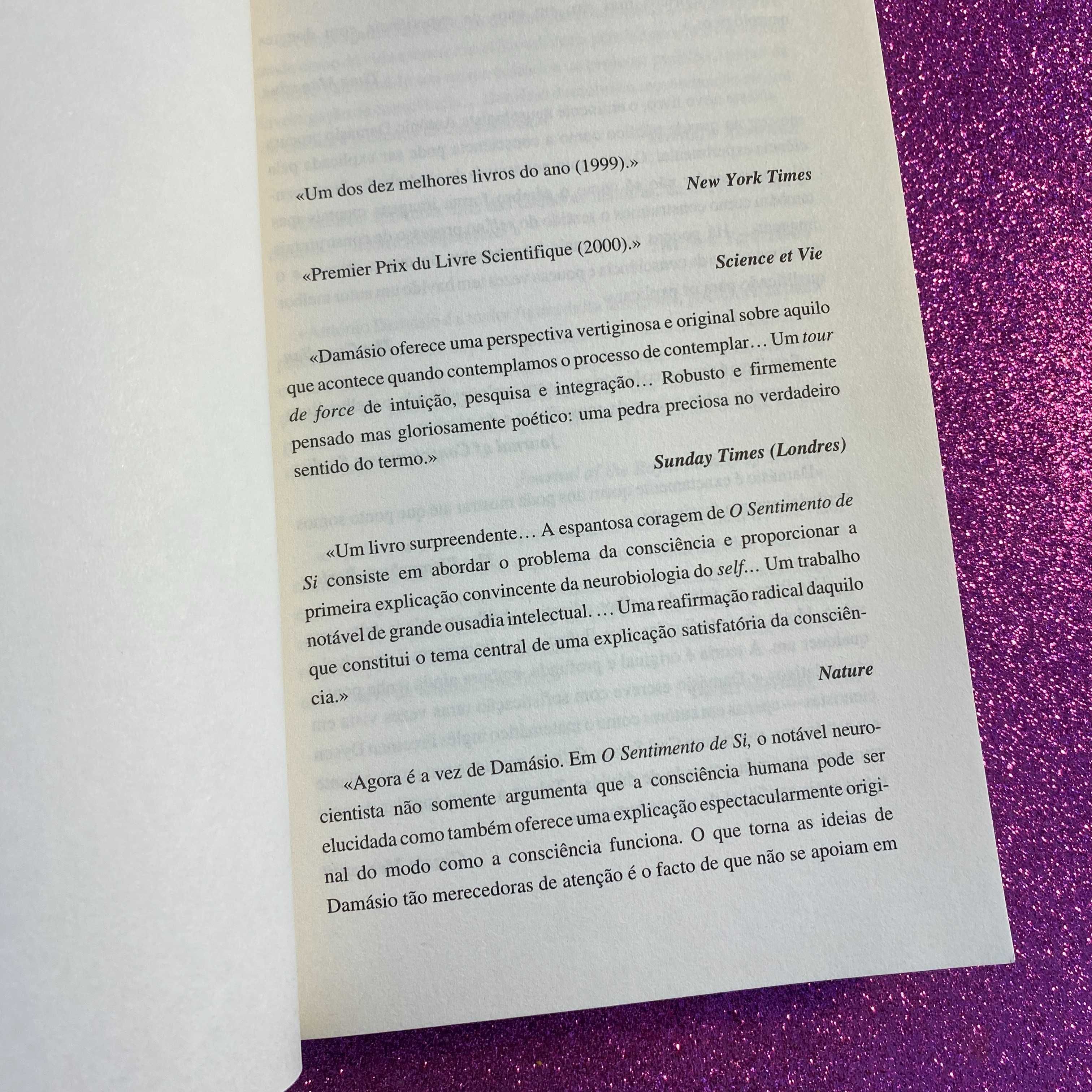 O Sentimento de Si Autor: António Damásio