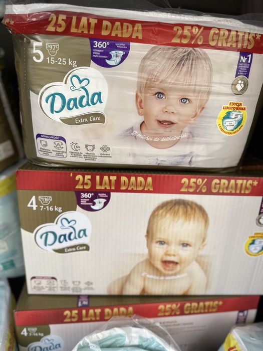 Pampers Памперси Dada 3,4,5,6extra soft трусики 4,5,6 jumbo bag