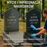 Mycie/czyszczenie/Impregnacja nagrobków. Dbanie o nagrobki