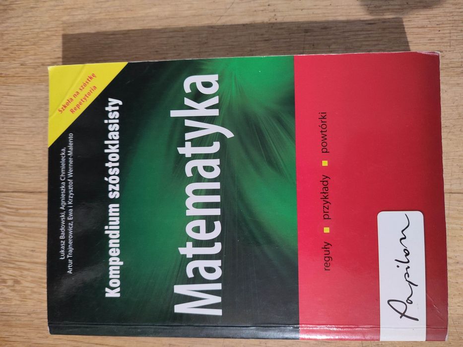 Kompendium szóstoklasisty matematyka powtórki egzamin ósmoklasisty