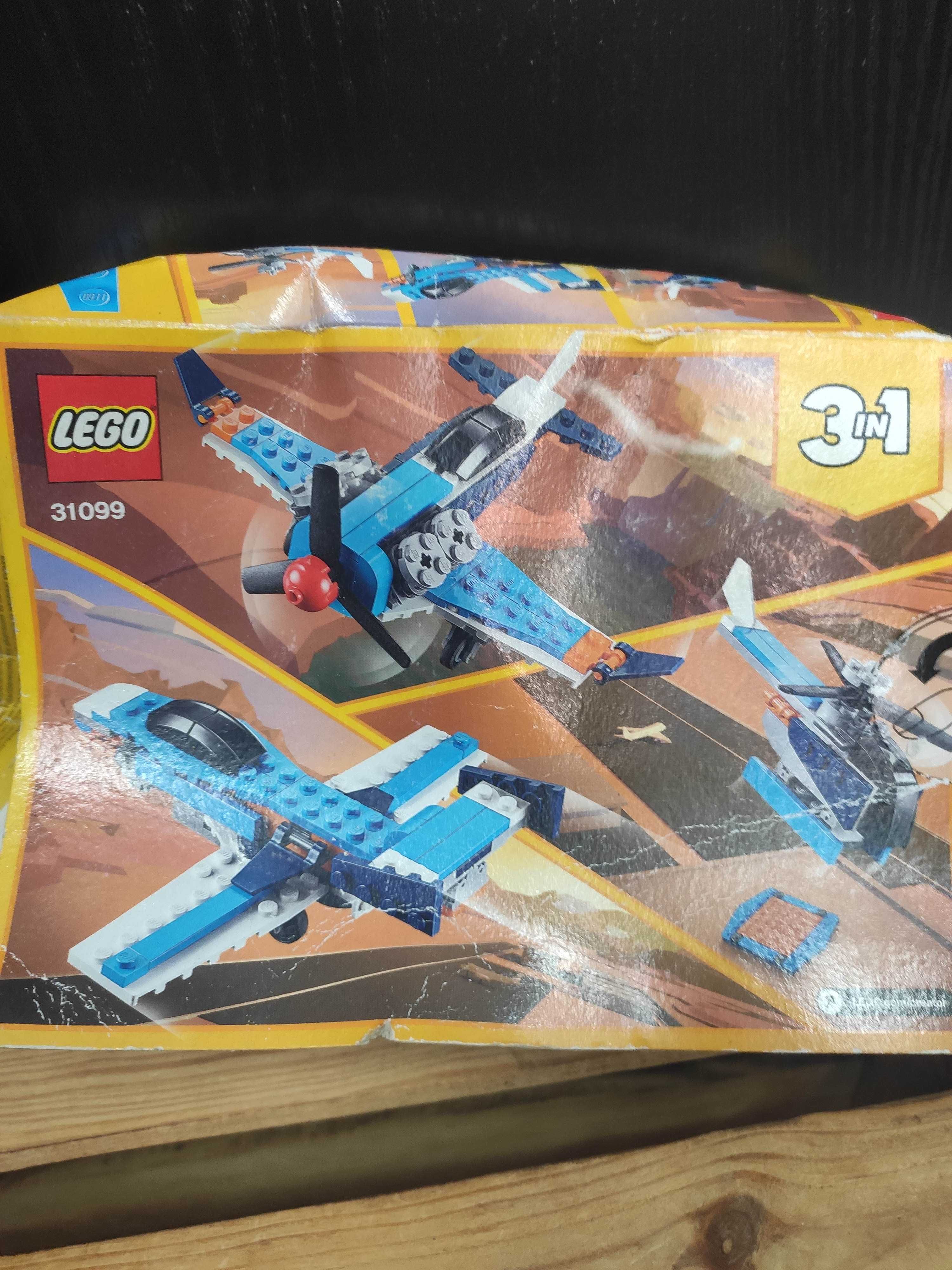 Klocki Lego Creator 31099 3 w 1 Samolot Śmigłowy