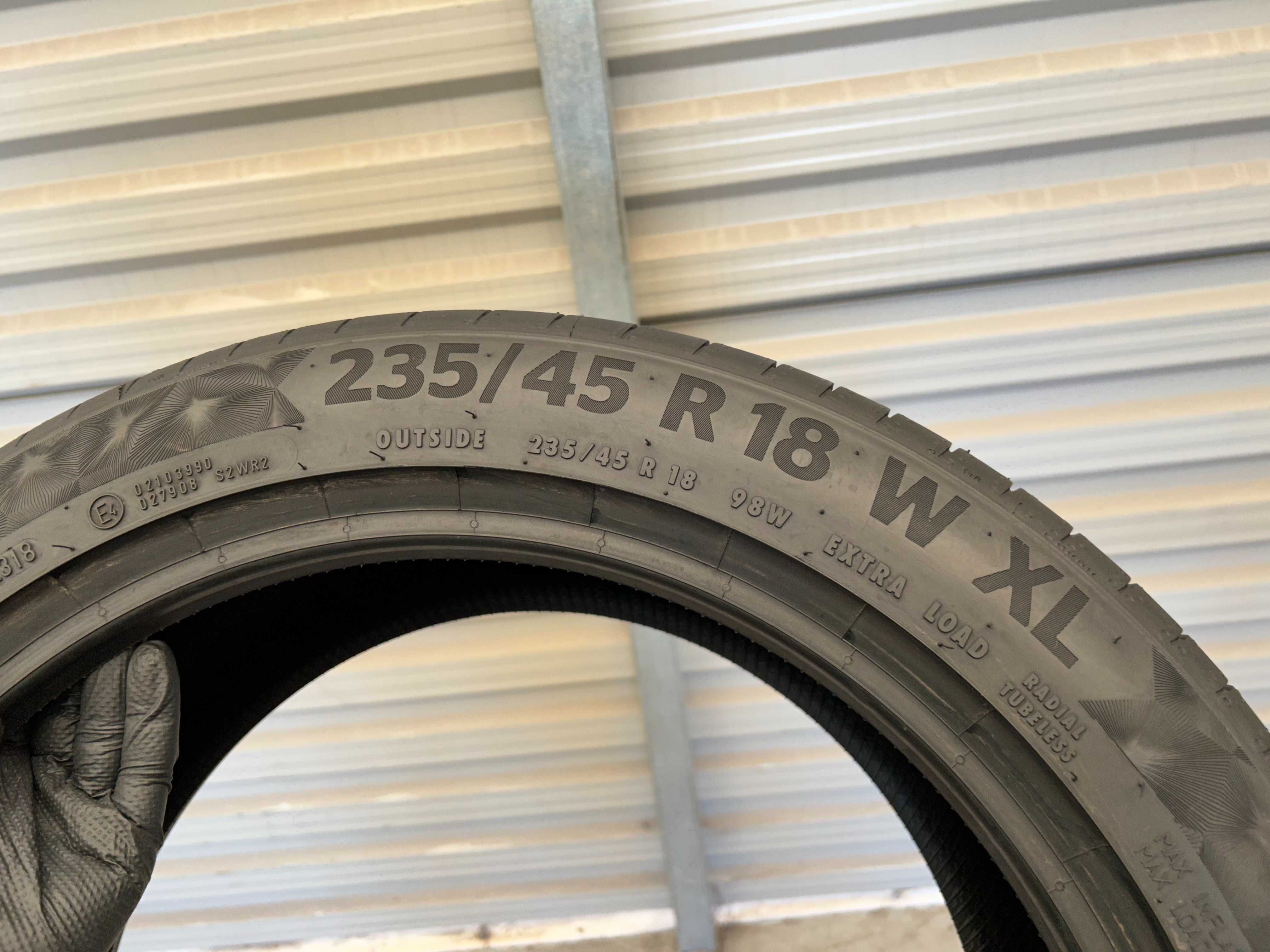 1 sztuka 235/45R18 Continental PremiumContact6 98W  VOL 7,4mm P92L