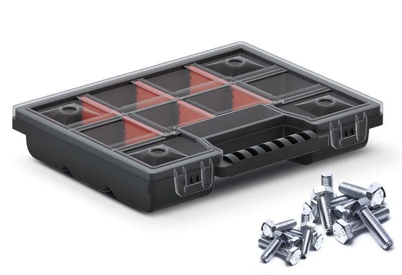 Organizer narzędziowy sorter pojemnik warsztatowy NOR8 6658#