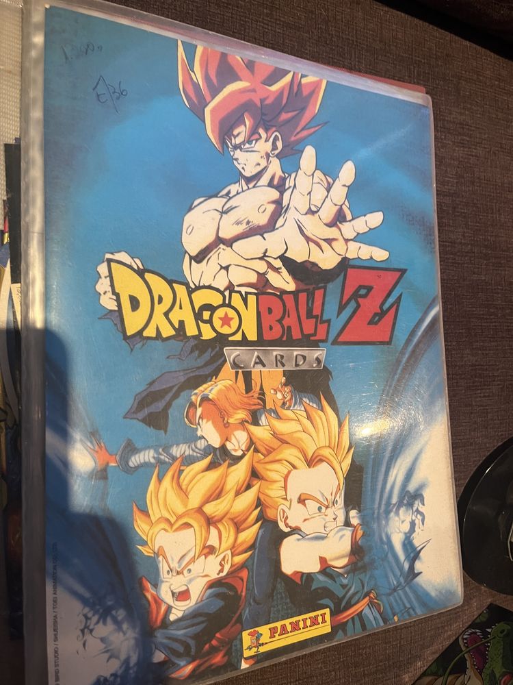 dragon ball z caderneta cartas