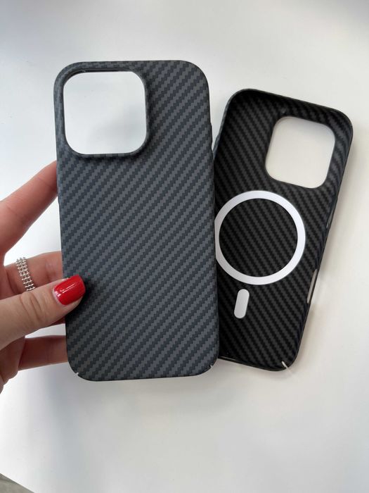 Чохол Carbon Magsafe iPhone 16 Pro чехол айфон 16 про карбон магсейф
