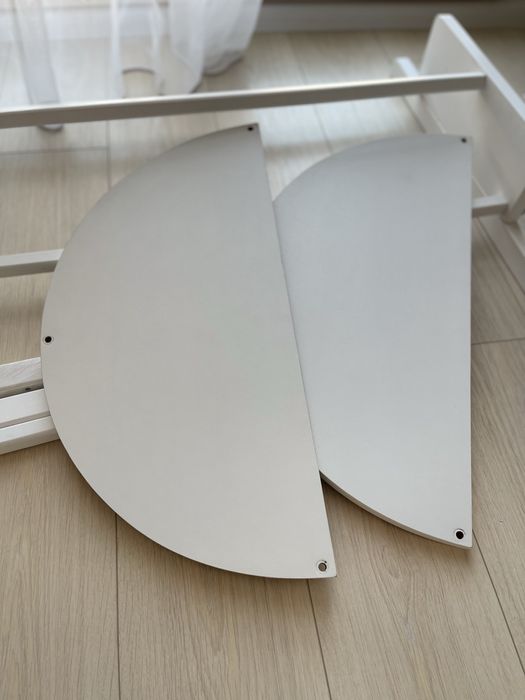 Дитяче ліжко-трансформер, ліжечко 9 в 1, кругле і овальне ліжко