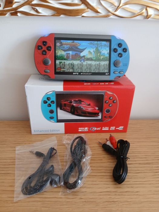 Consola Portátil X7 - 1000 Jogos Clássicos | Ecrã 4.3" | 8GB