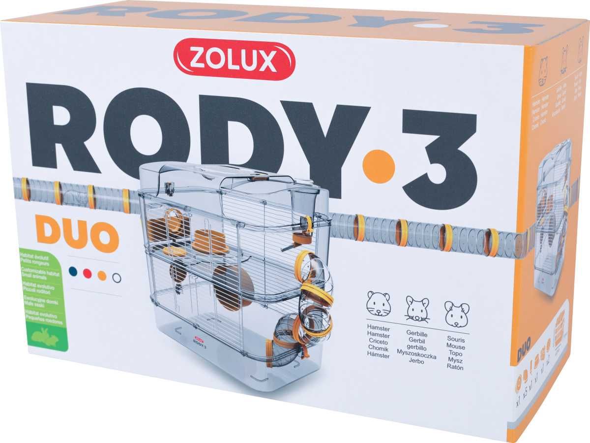 Zolux Rody 3 DUO klatka dla gryzoni 40,5x41x27 cm Super Cena !!!