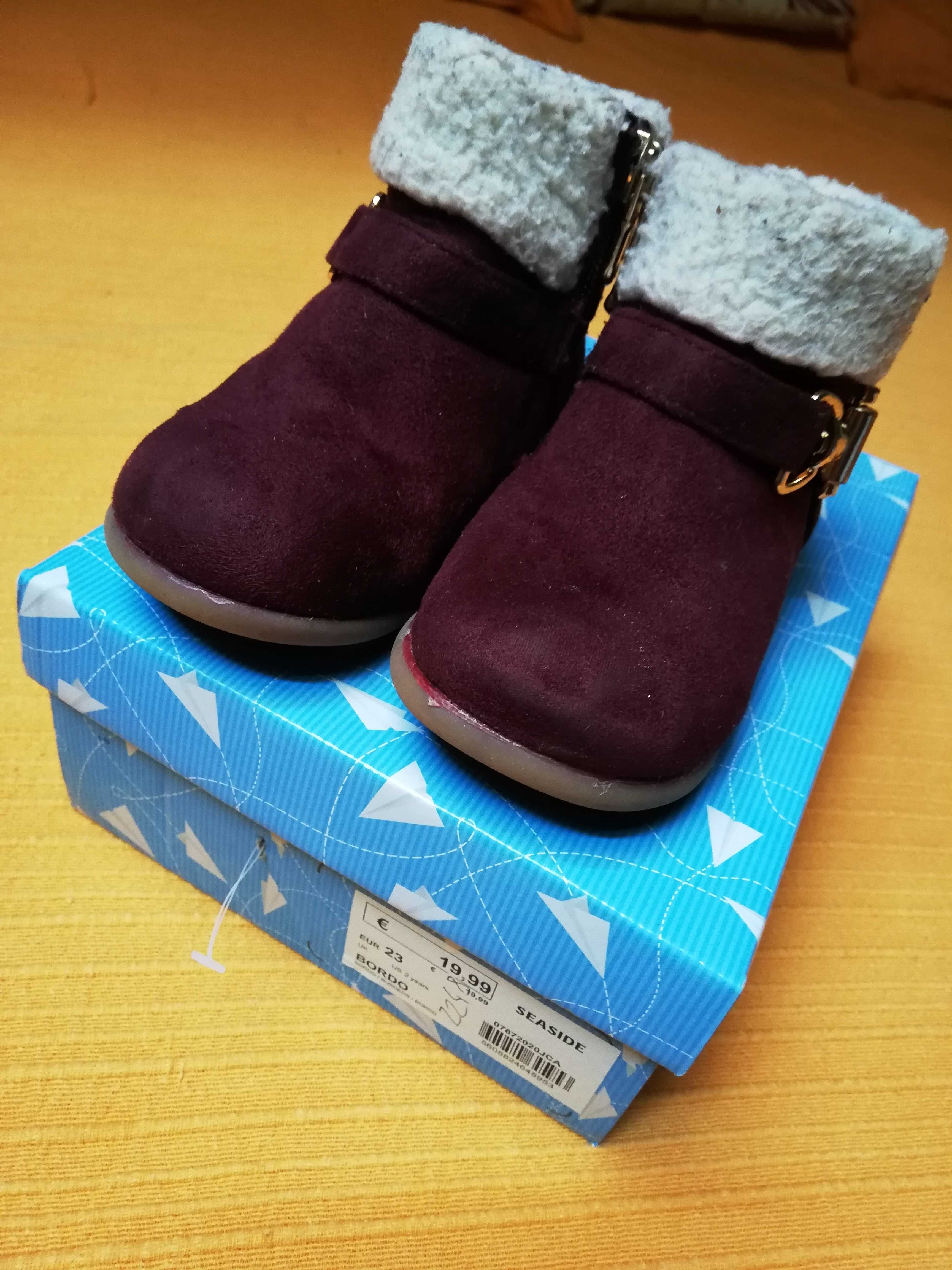 Botas de inverno para menina n° 23