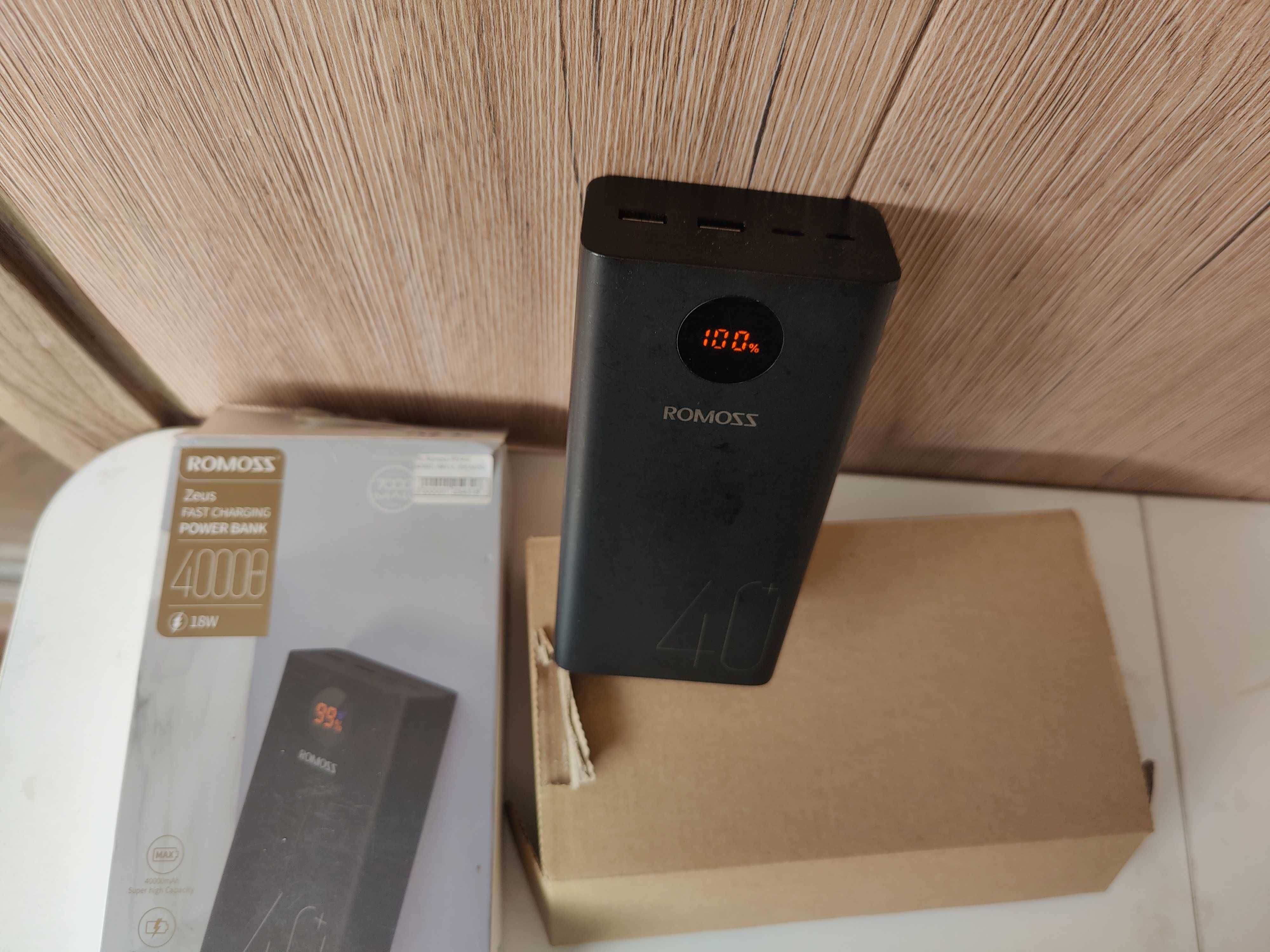 Внешний аккумулятор (павербанк) Romoss PEA40 18W 40000mAh
