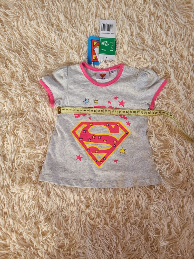 Продам футболки для дівчинки Super girl, оригінал, розмір 80