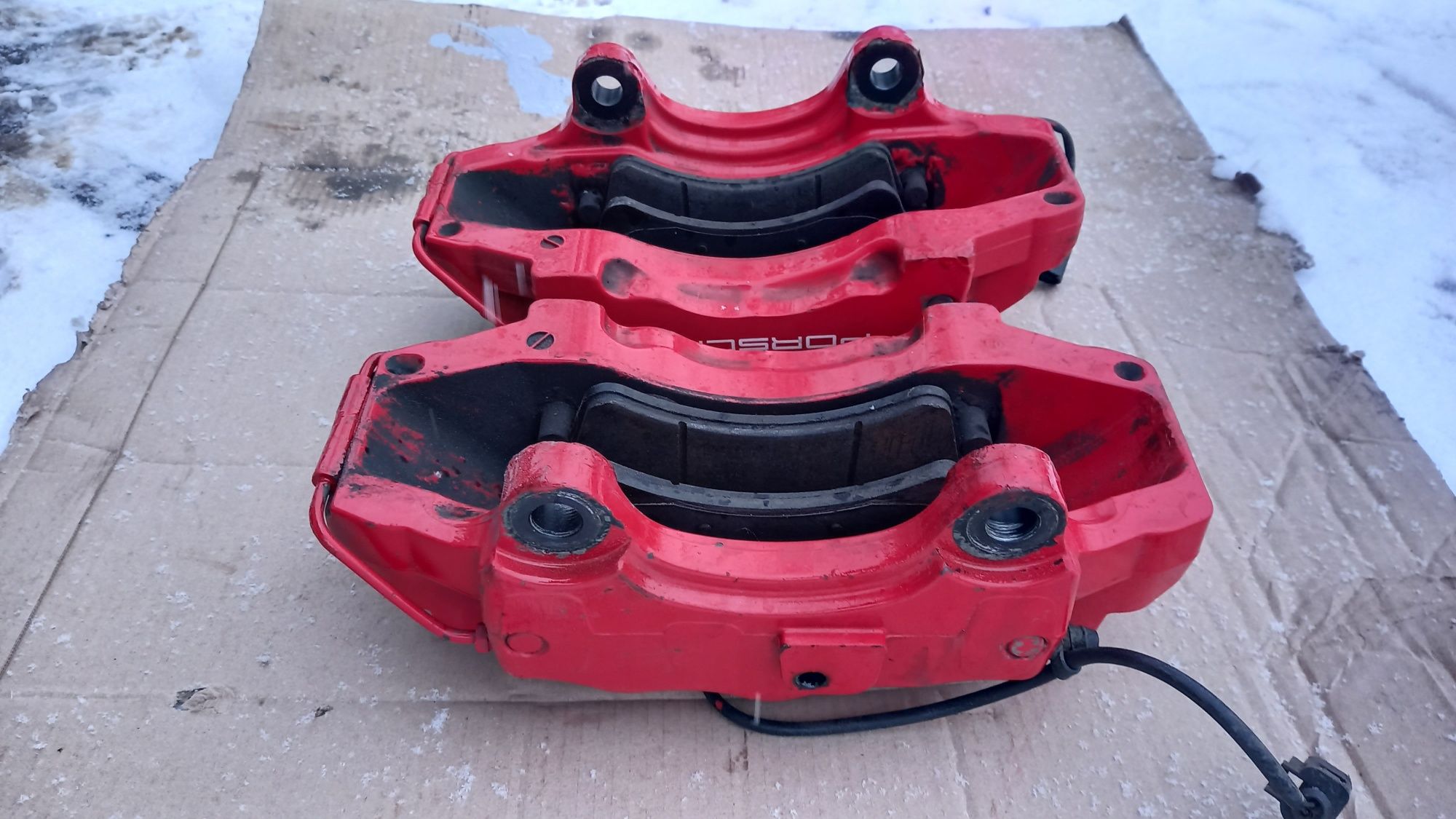 Суппорта Brembo Z-18 от Porsche Cayenne Turbo 6ти поршневые гальма