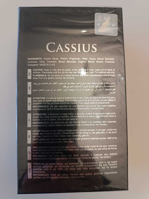 Perfumy Maison Alhambra Cassius 100ml, nowe zafoliowane